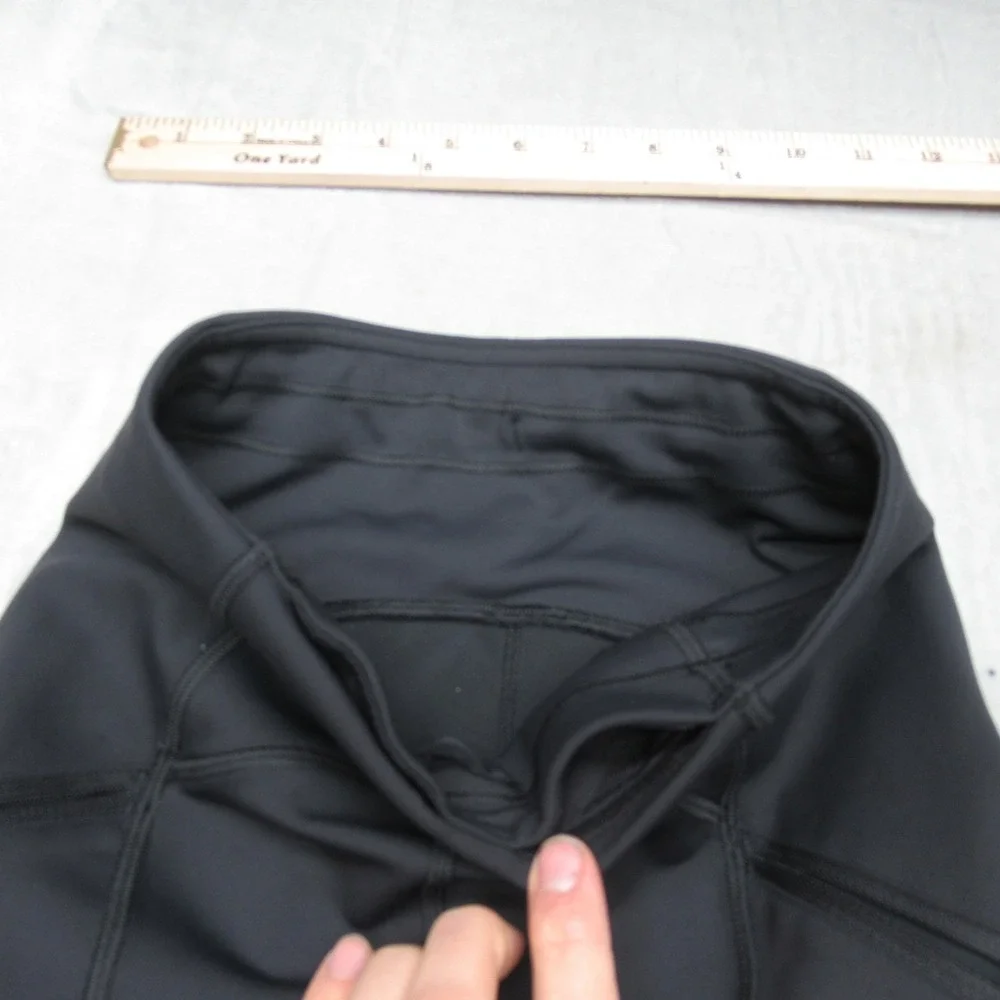 Lululemon Leggings Womens 2 Black Rain Repellent High-Rise Running Active 22x28‎